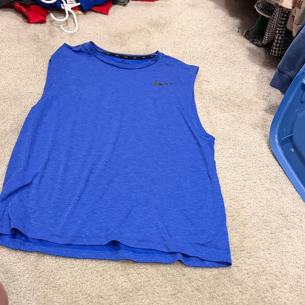 Nike Blue Men's Tank Top